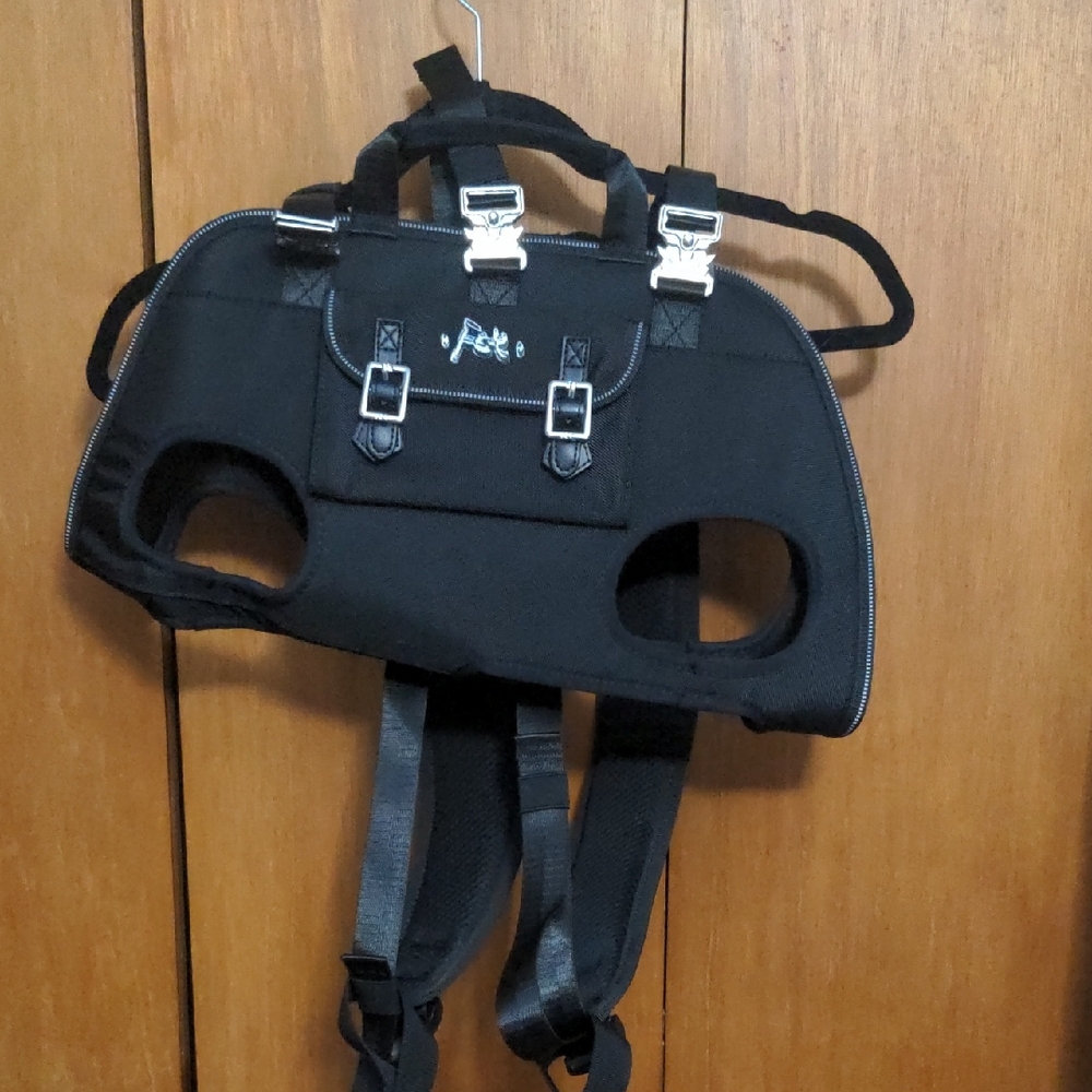FCT Dog Backpack Carrier Black Size L